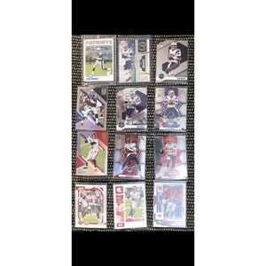Tom Brady 12 Card Lot Panini Mosaic Donruss Elite Patriots Buccaneers NFL Cards